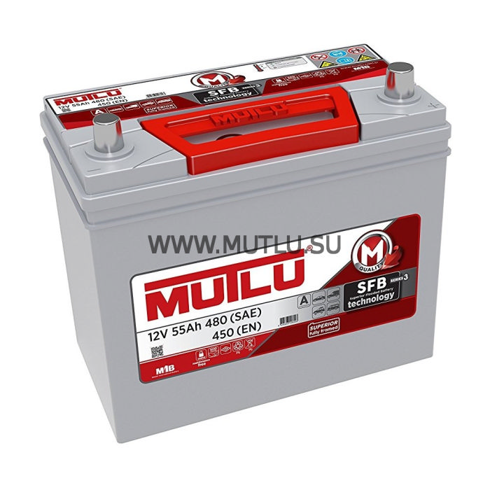 Аккумулятор MUTLU SFB серия 3 55Ah 450А обр.п 238x127x222 B2455045A