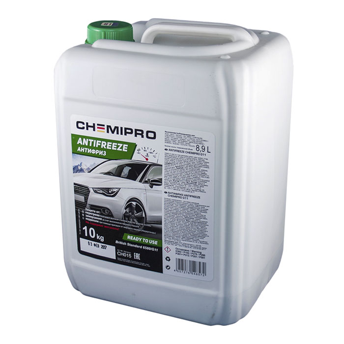 Антифриз CHEMIPRO G11 зеленый 10кг CH015