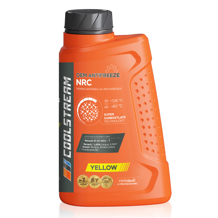 Антифриз COOLSTREAM NRC желтый 1кг CS010401