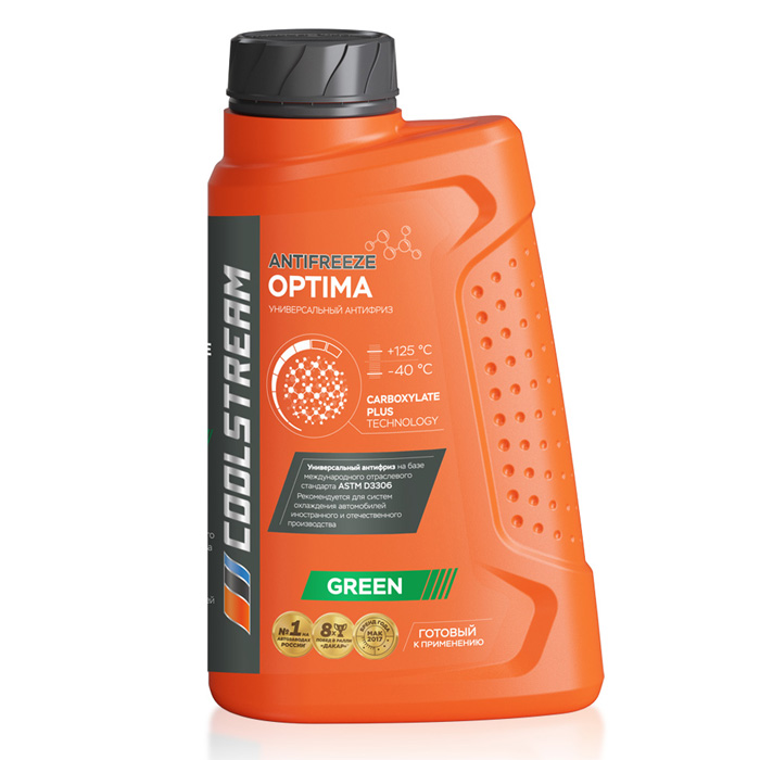 Антифриз COOLSTREAM Optima Green зеленый 1л CS010701GR