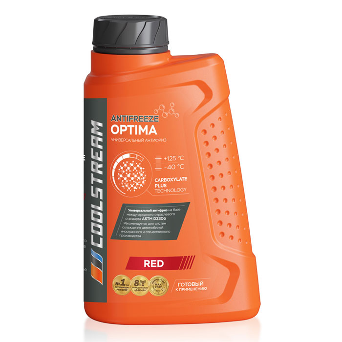 Антифриз COOLSTREAM Optima Red красный 1кг CS010701RD