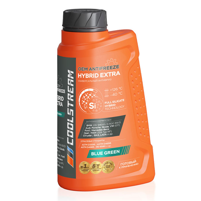 Антифриз COOLSTREAM HYBRID EXTRA G11 зеленый 1кг CS010801