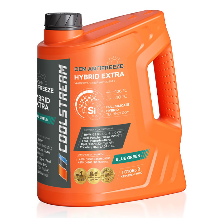 Антифриз COOLSTREAM HYBRID EXTRA G11 зеленый 5кг CS010802