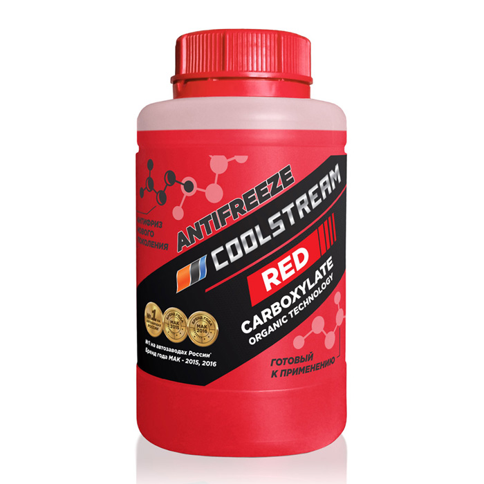 Антифриз COOLSTREAM Red красный 1л CS010901RD