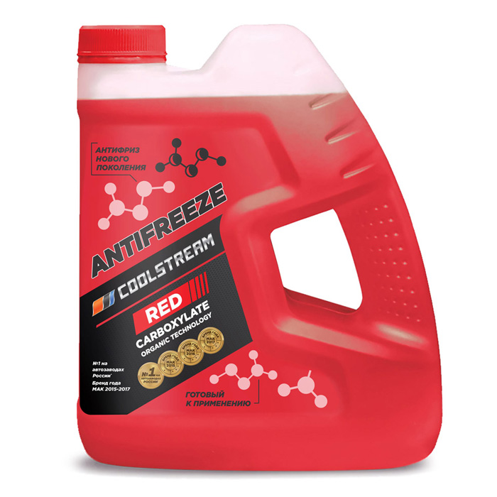Антифриз COOLSTREAM Red красный 4л CS010909RD