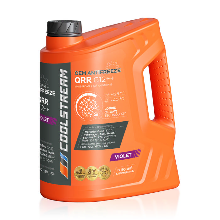 Антифриз COOLSTREAM QRR G-12   фиолетовый 5кг CS011202