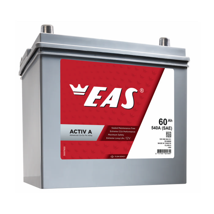 Аккумулятор EAS 60Ah 540А JIS обр.п 232x175x225 D23060054011