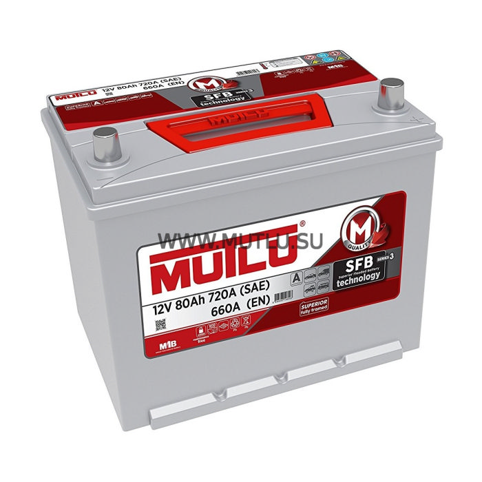 Аккумулятор MUTLU SFB серия 3 80Ah 660А обр.п 260x173x225 D26.80.066.C D2680066C