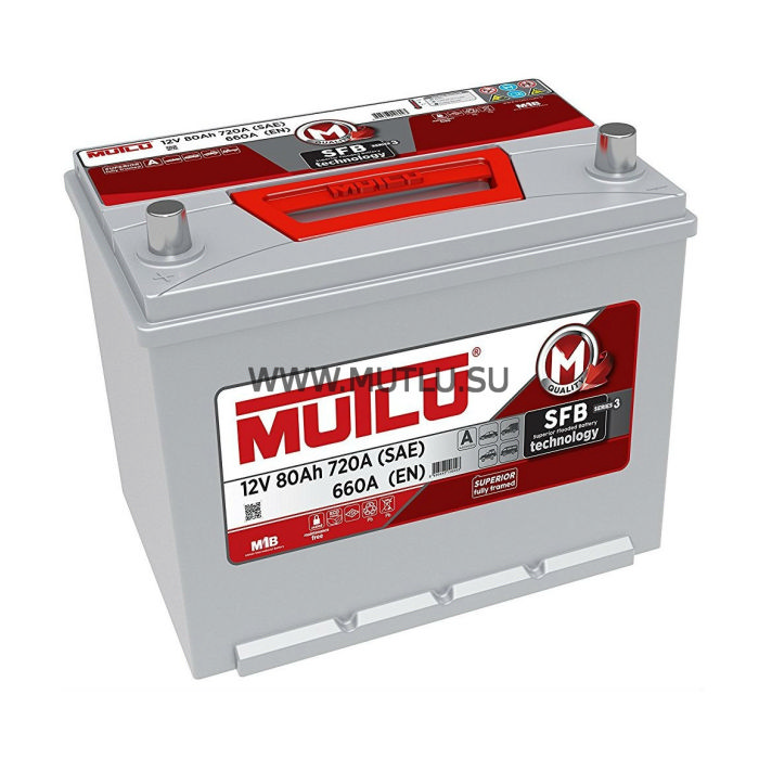 Аккумулятор MUTLU SFB серия 3 80Ah 660А прям.п 260x173x225 D26.80.066.D D2680066D