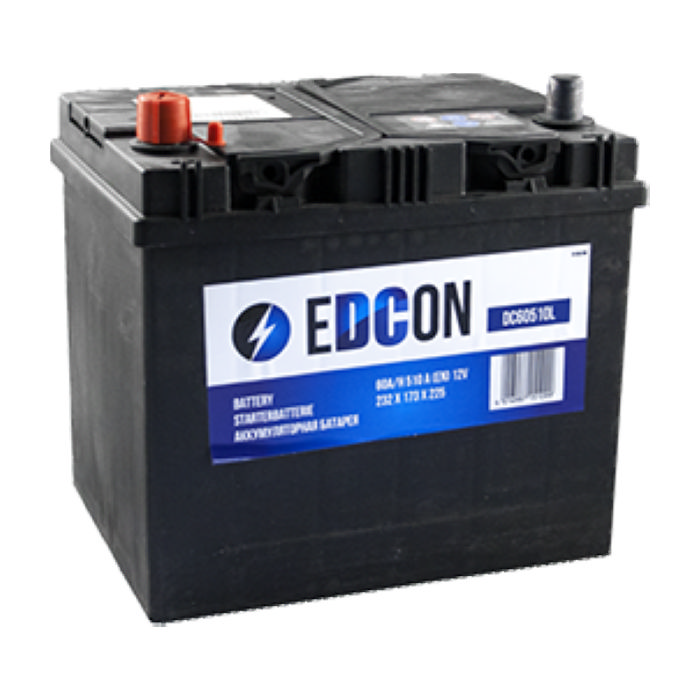 Аккумулятор EDCON 60Ah 510А прям.п 232x173x225 DC60510L