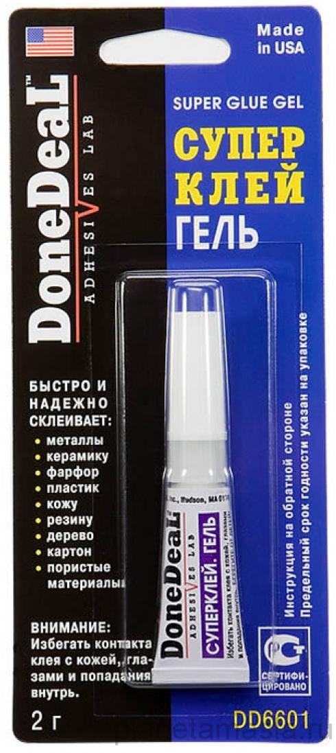 Супер клей DoneDeal, 2 г., DD6601