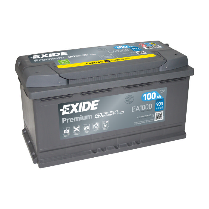 Аккумулятор EXIDE Premium 100Ah 900А обр.п 353x175x190 EA1000
