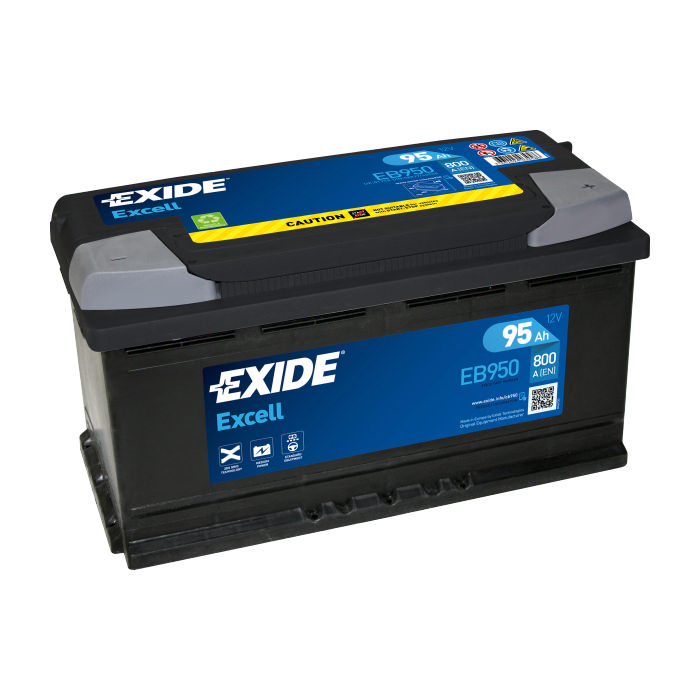 Аккумулятор EXIDE Excell 95Ah 800А обр.п 353x175x190 EB950