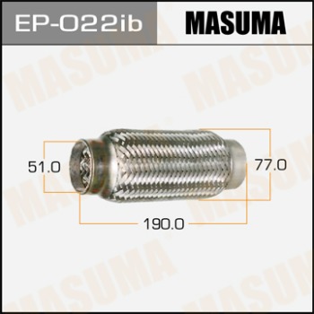 Гофра 51x190 MASUMA с внутр. плетением (Innerbraid)
