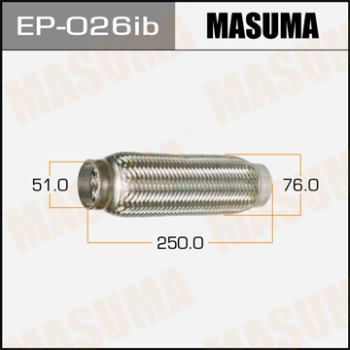 Гофра 51x250 MASUMA с внутр. плетением (Innerbraid)