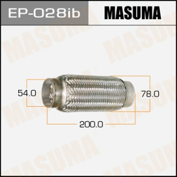 Гофра 54x200 MASUMA с внутр. плетением (Innerbraid)