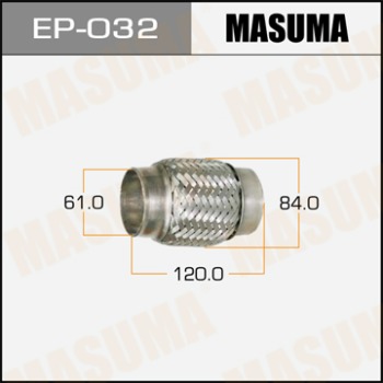Гофра 61x120 MASUMA с внутр. металлорукавом (Interlock)