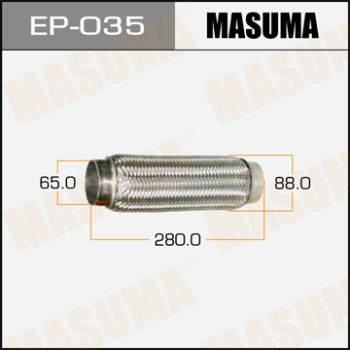 Гофра 65x280 MASUMA с внутр. металлорукавом (Interlock)