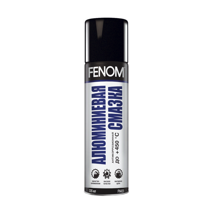 Смазка аллюминиевая FENOM, аэрозоль, 335 мл, fn423