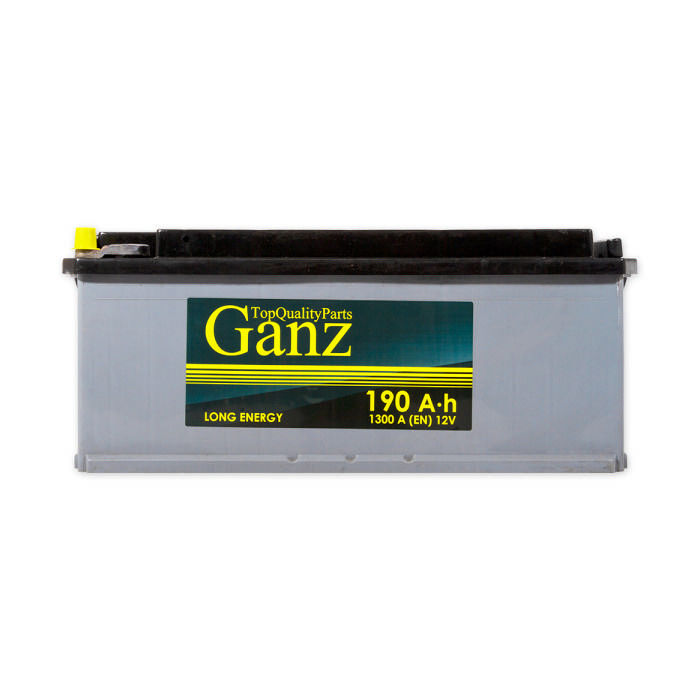 Аккумулятор GANZ 190Ah 1300A обр.п Sb/Ca 513x218x210 GA1903