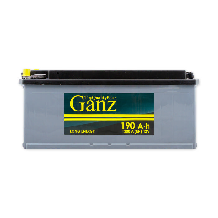 Аккумулятор GANZ 190Ah 1300A прям.п Sb/Ca 513x218x210 GA1904