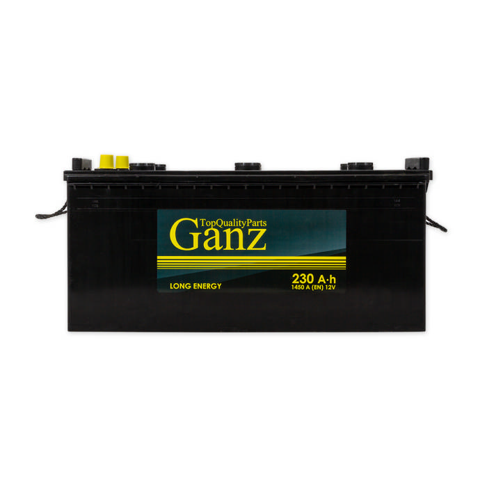 Аккумулятор GANZ 230Ah 1450A обр.п Sb/Ca 518x173x237 GA2303