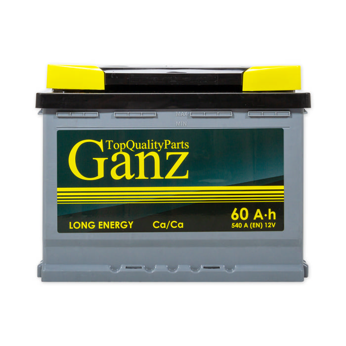 Аккумулятор GANZ 60Ah 540A обр.п Ca/Ca 242x175x190 GA600