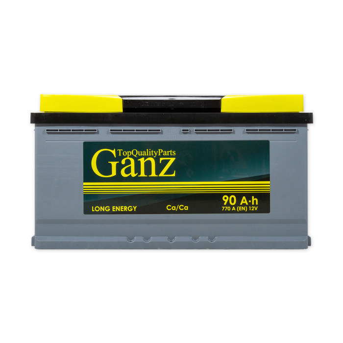 Аккумулятор GANZ 90Ah 770A прям.п Ca/Ca 353x175x190 GA901