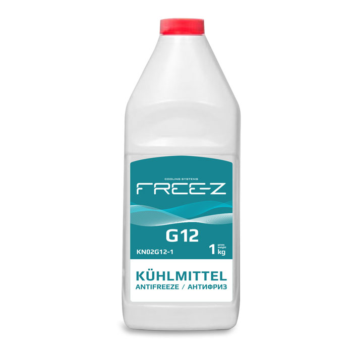 Антифриз FREE-Z G12 красный 1кг KN02G121