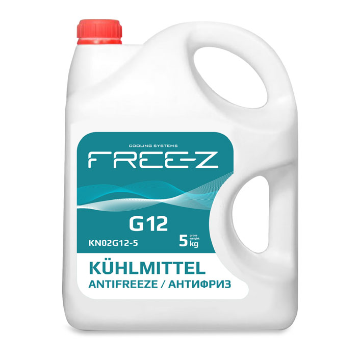 Антифриз FREE-Z G12 красный 5кг KN02G125