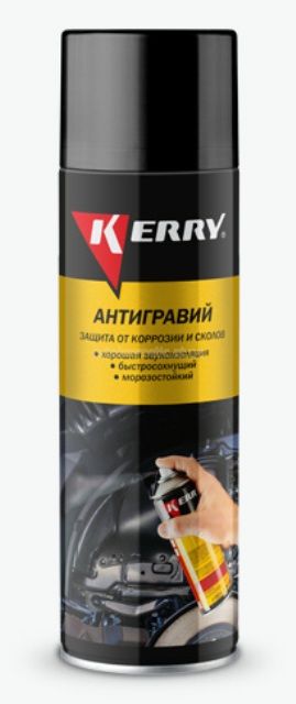 Антигравий KERRY, черный, 650 мл, KR9702