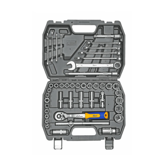 Набор инструмента KRAFT 1/2, 44 предмета, KT700683