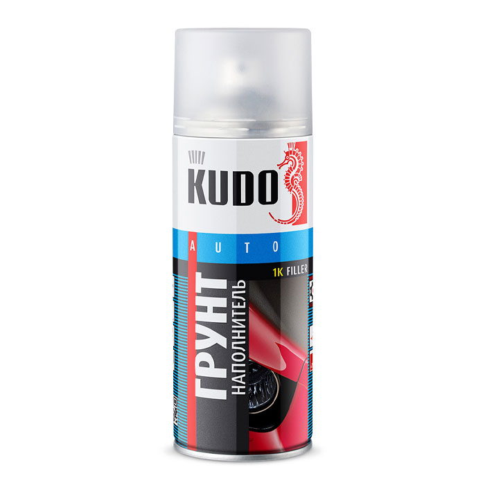 Грунт KUDO, серый, акриловый, 520 мл, KU2201
