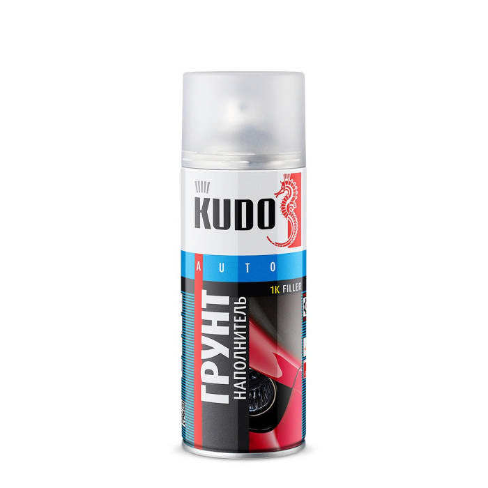 Грунт KUDO, черный, акриловый, 520 мл, KU2203