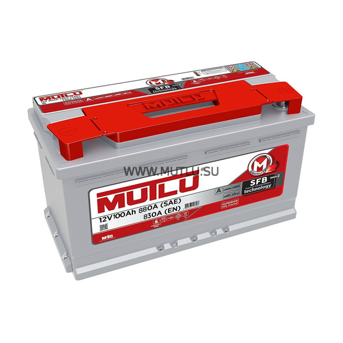 Аккумулятор MUTLU SFB серия 2 100Ah 830А обр.п 353x175x190 L5.100.083.A L5100083A
