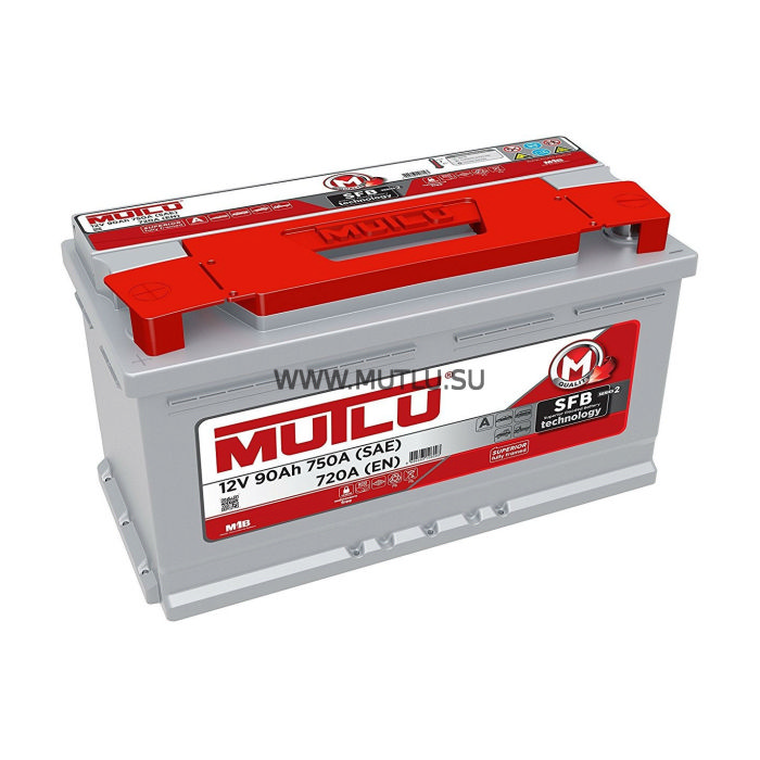Аккумулятор MUTLU SFB серия 2 90Ah 720А прям.п 353x175x190 L5.90.072.B L590072B