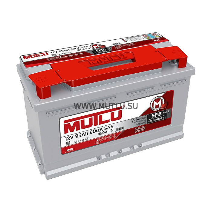Аккумулятор MUTLU SFB серия 3 95Ah 850А прям.п 353x175x190 L5.95.085.B L595085B