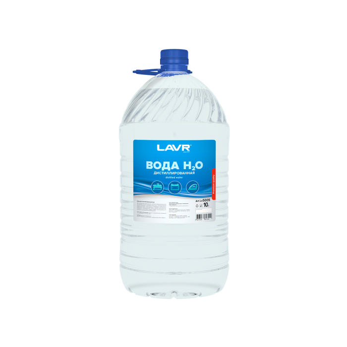 Вода дистиллированная LAVR 10л (Ln5005)