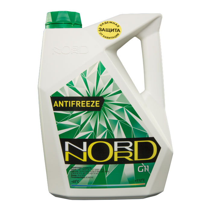 Антифриз NORD High Quality Antifreeze зеленый 5кг NG20362