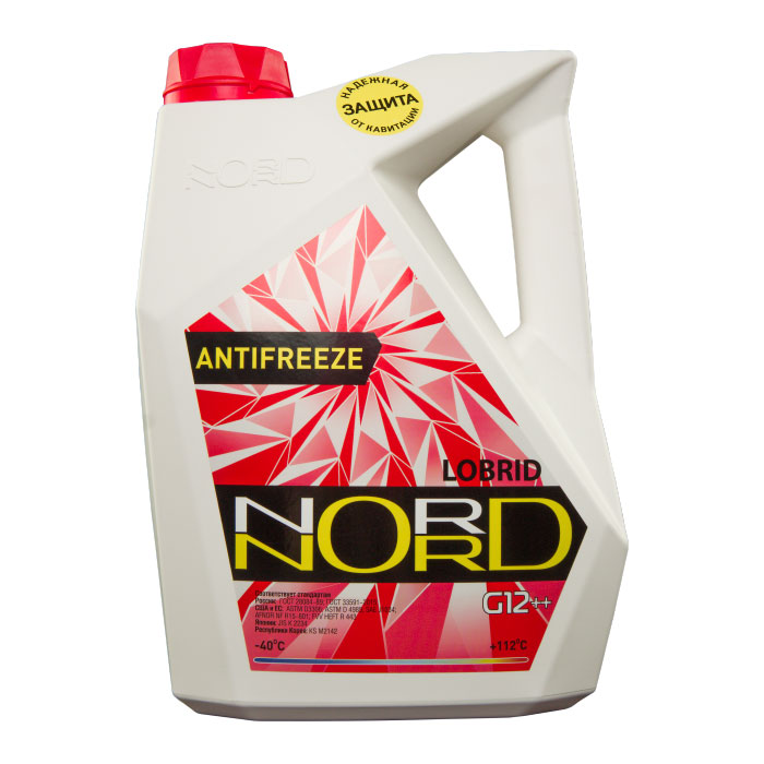 Антифриз NORD High Quality Antifreeze красный 5кг NR20249