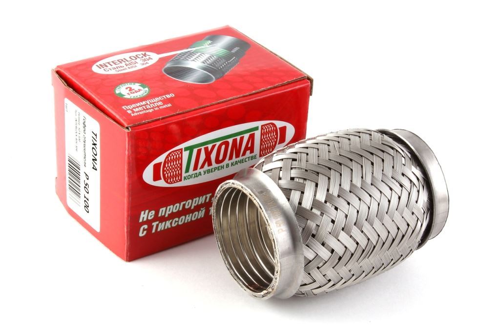 Гофра 50x100 TIXONA с внутр. металлорукавом (Interlock)