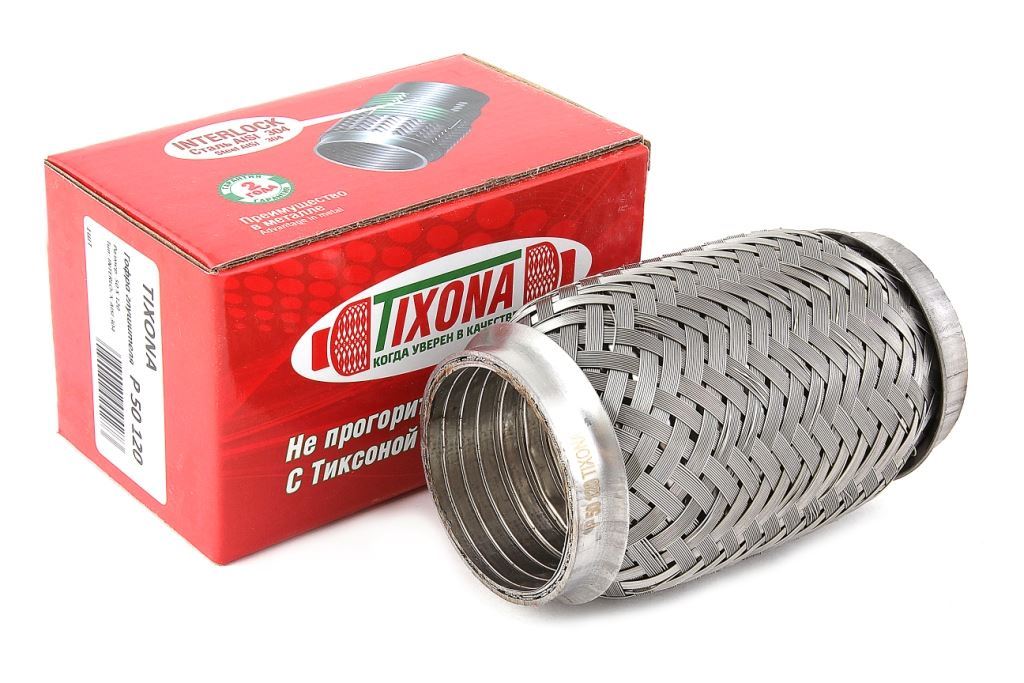 Гофра 50x120 TIXONA с внутр. металлорукавом (Interlock)