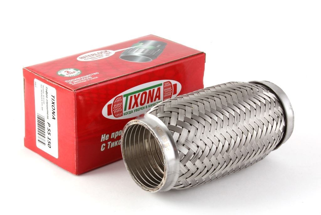 Гофра 55x150 TIXONA с внутр. металлорукавом (Interlock)