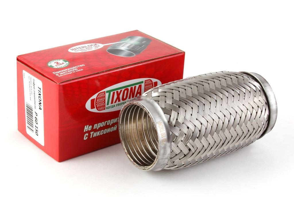 Гофра 60x150 TIXONA с внутр. металлорукавом (Interlock)