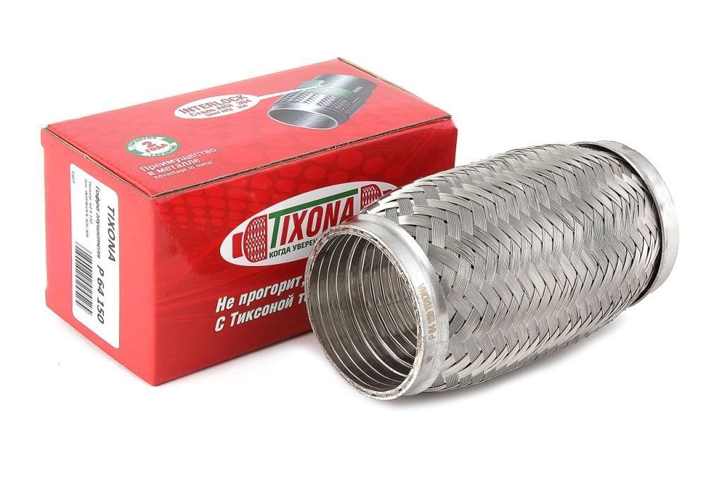 Гофра 64x150 TIXONA с внутр. металлорукавом (Interlock)