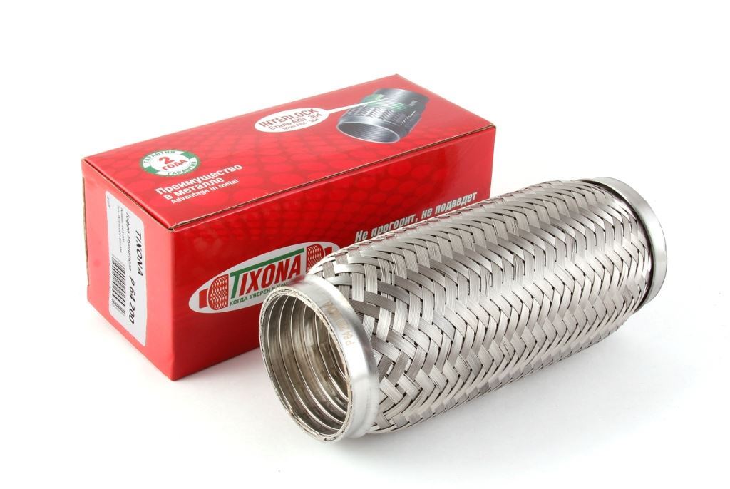 Гофра 64x200 TIXONA с внутр. металлорукавом (Interlock)
