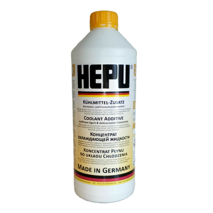 Антифриз-концентрат HEPU G11 желтый 1.5л