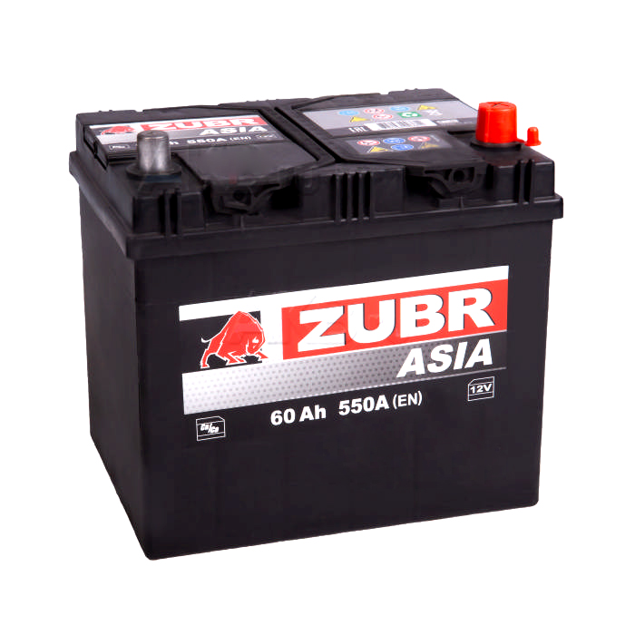 Аккумулятор ZUBR Ultra ASIA 60Ah 550A обр.п 232x173x225 ZUBR60RА