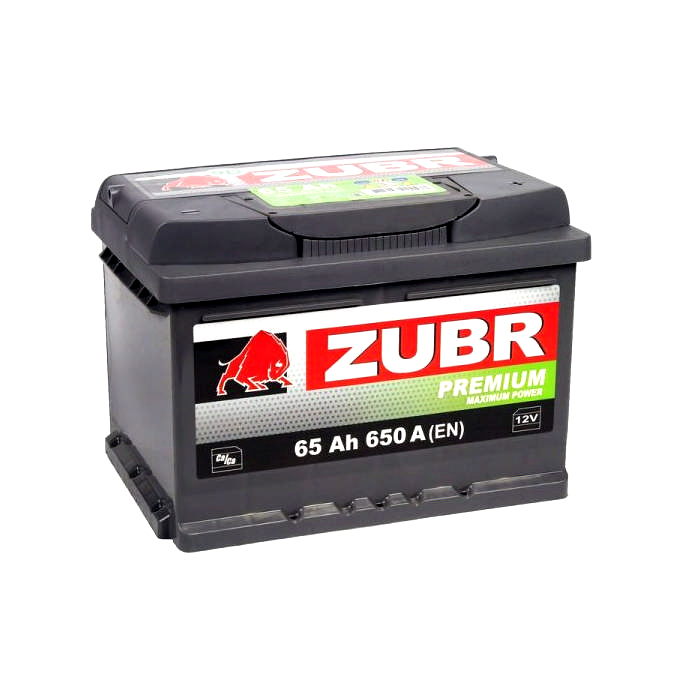 Аккумулятор ZUBR Premium 65Ah 650А обр.п 242x175x175 ZUBR65R