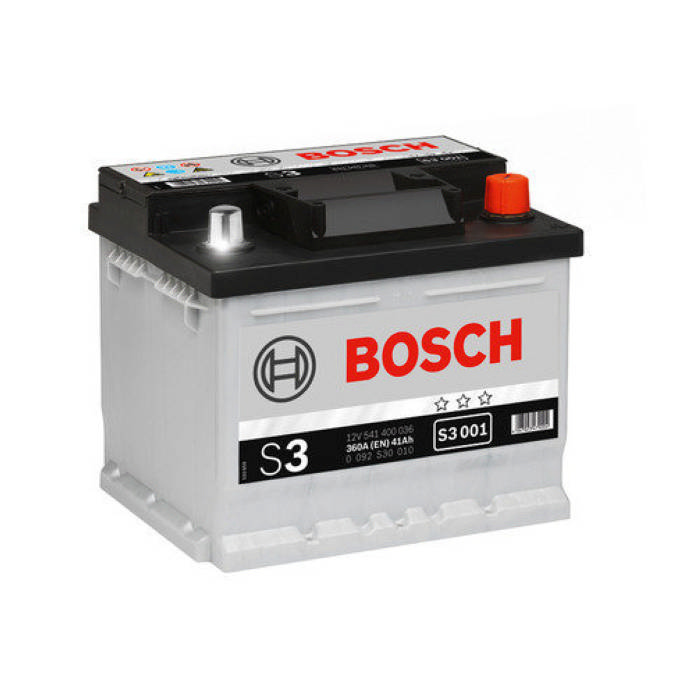 Аккумулятор BOSCH S3 41Ah 360А обр.п 207x175x175 0092S30010